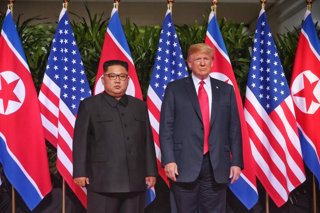 D. Trumpo ir Kim Jong Uno susitikimas Singapūre