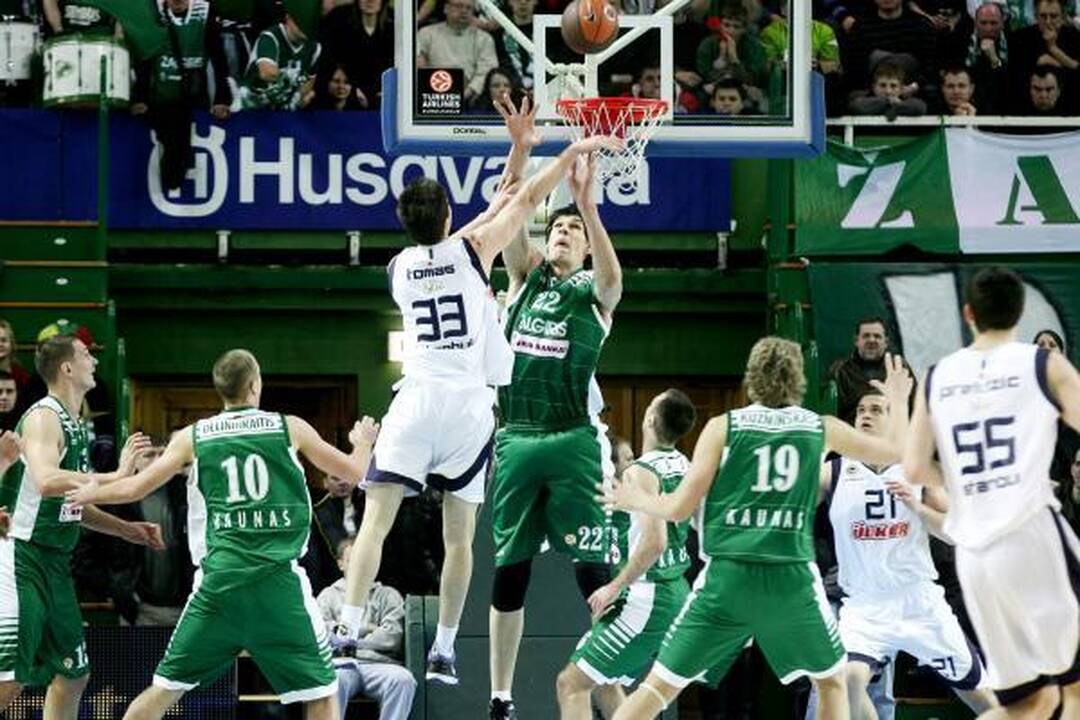 Kauno "Žalgiris" po pratęsimo 85:84 palaužė "Fenerbahce Ulker"