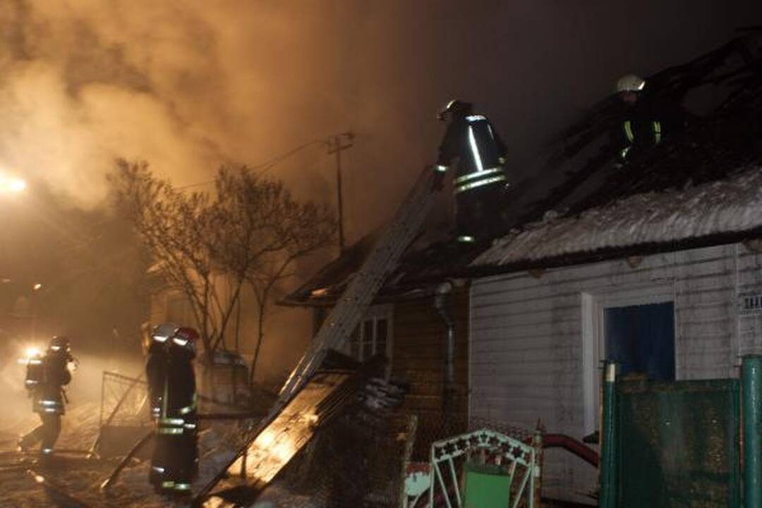 Vilniaus rajone gaisre žuvo brolis ir sesuo, Vilniuje - 20 metė
