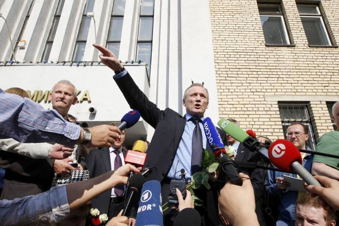 V. Nekliajevas: Baltarusija turės paleisti nuteistus opozicionierius