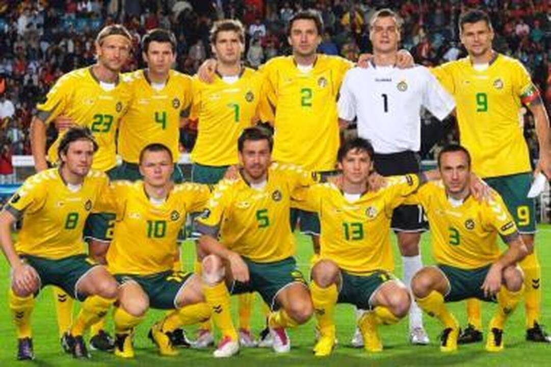 FIFA klasifikacijoje Lietuvos nacionalinė futbolo rinktinė nukrito į 55-ą vietą