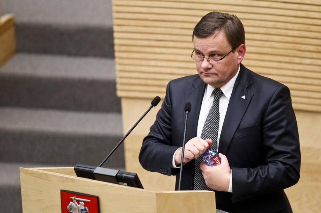 V.Gedvilas gyrė A.Kubiliaus Vyriausybę dėl sėkmingai suvaldytos krizės