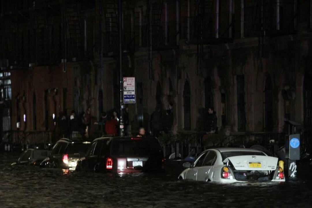 Uragano jėgą patyrusi niujorkietė: tokio košmaro dar niekada nemačiau
