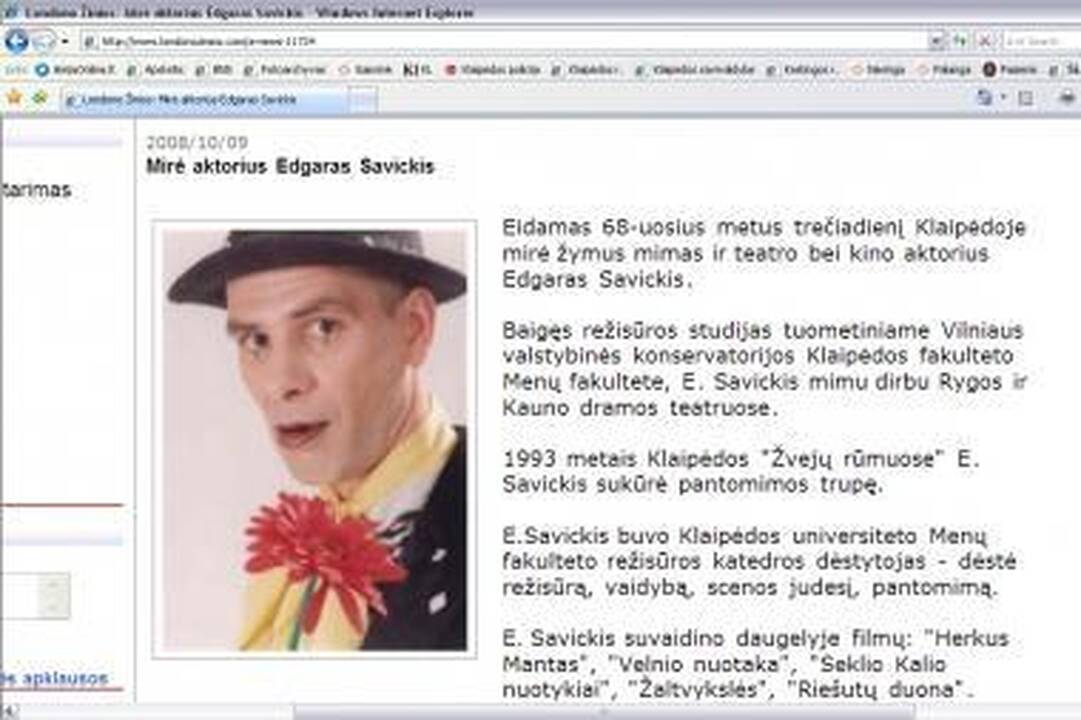 Iš „LEO - NE“ liko tik „NE“ (papildyta)