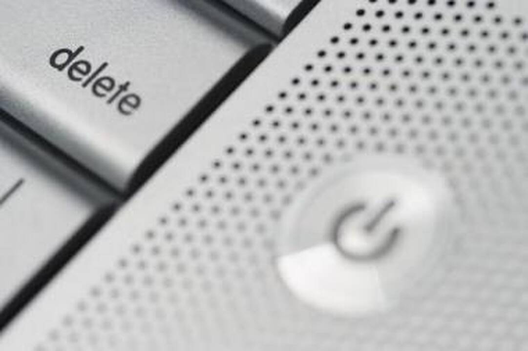 „Delete“ nereiškia „ištrinta“