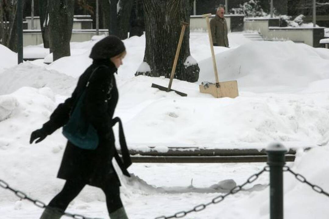 Sniego stichija siaučia, Vilniaus gatvės nevalomos (papildyta)