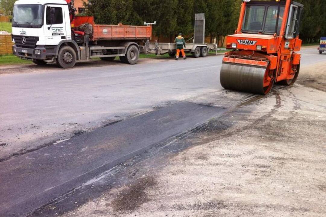 Kauno rajone baigiamos lopyti duobės