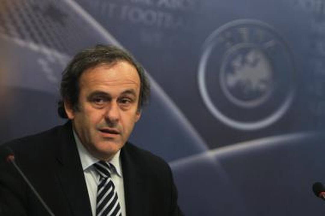 Kaune M.Platini išgirdo klausimą apie lažybų lygą