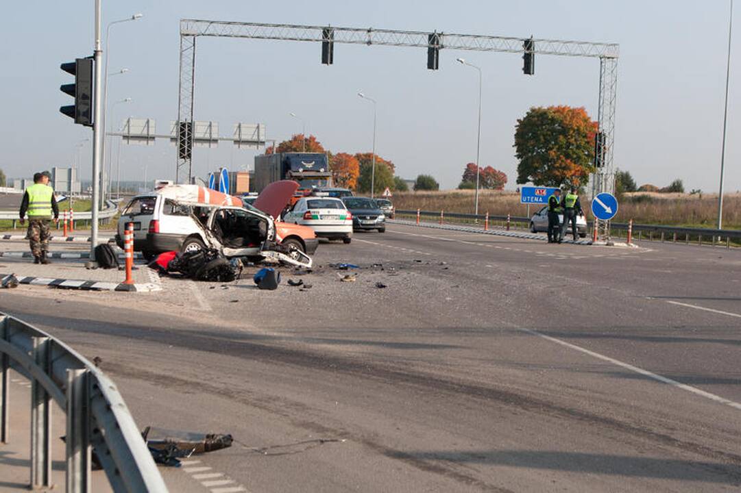 Per avariją šalia Vilniaus žuvo motociklininkas (papildyta)