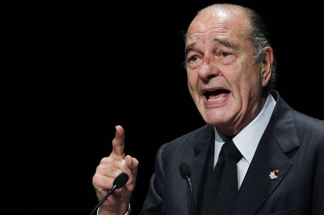 Pradedama nagrinėti buvusio prezidento J.Chiraco korupcijos byla