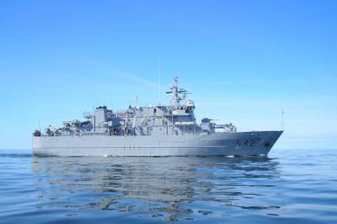 Baltijos šalių karinių laivų eskadrai vadovaus A.Širvys