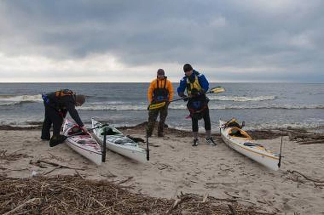 Prieš lemiamą žygį per Baltiją – baidarių krikštynos