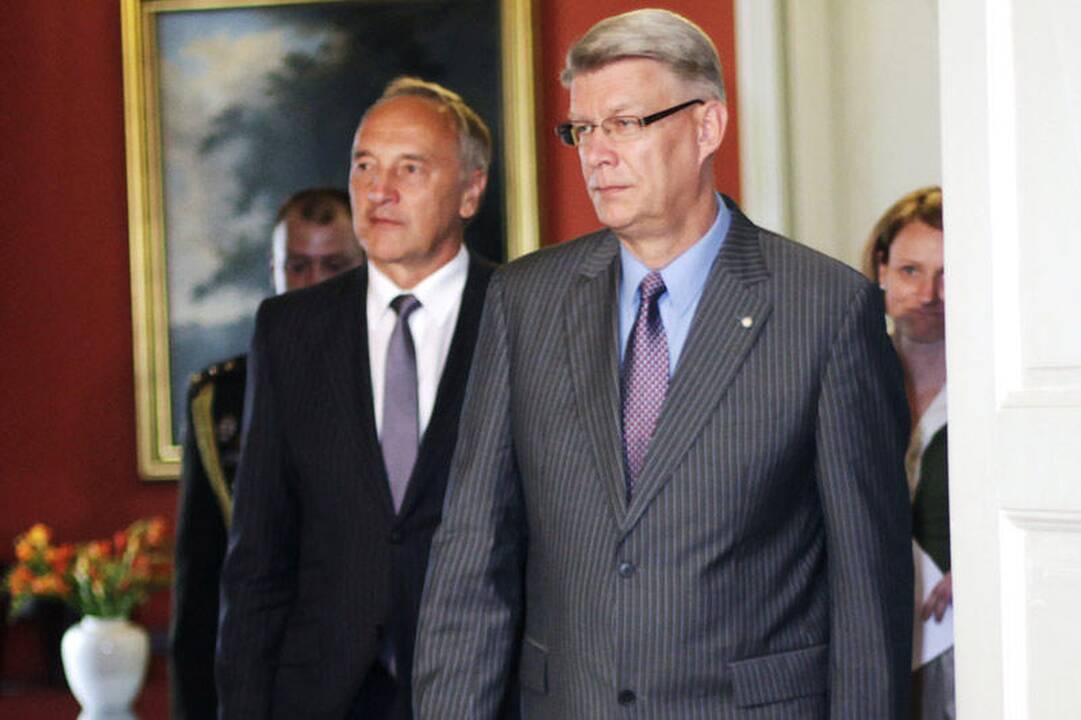 V.Zatleris išrinktą prezidentą A.Bėrzinį supažindino su darbo pareigomis