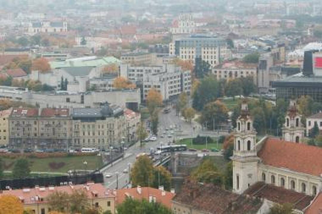 Vilnius išskaidytas į atskiras dalis