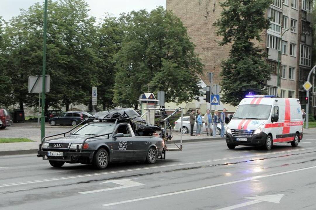 Filmo kūrėjų grafiką uostamiestyje koregavo orai 