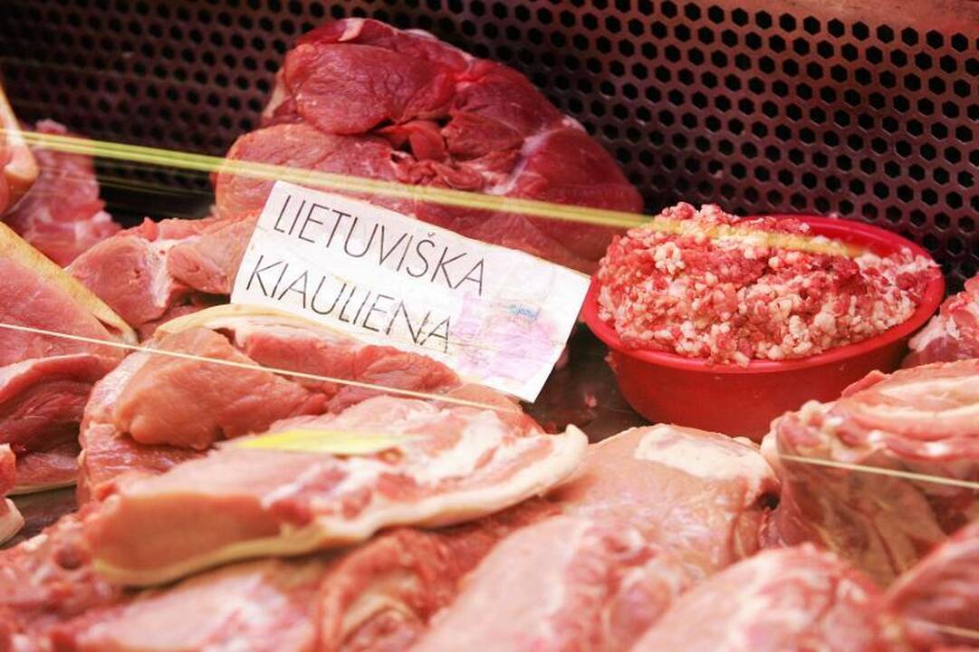 FNTT išaiškino nelegalų milijoninę apyvartą dariusį mėsos cechą