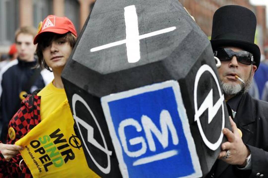 GM ramina streikuojančius "Opel" darbuotojus