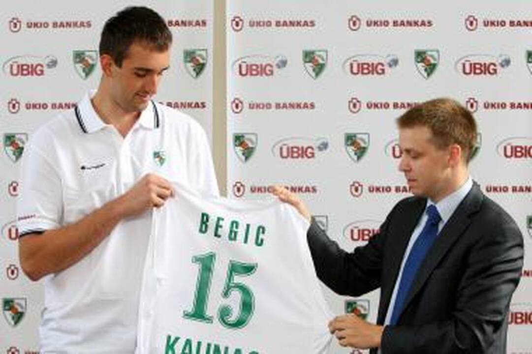 M.Begičius: didelė garbė žaisti „Žalgiryje“