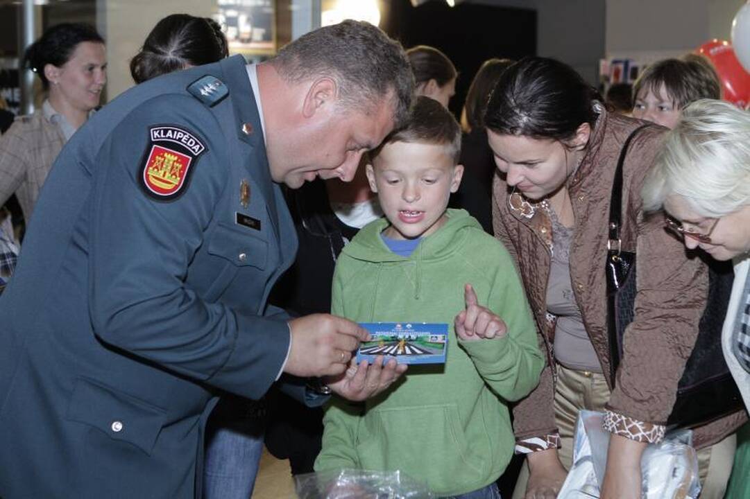 Uostamiesčio moksleiviams – policijos šventė