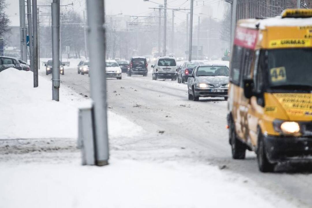 Eismo sąlygas Lietuvoje sunkina pustymas