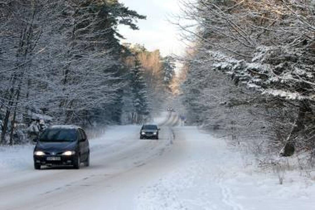 Vairuotojams reikėtų pasisaugoti rajoniniuose keliuose