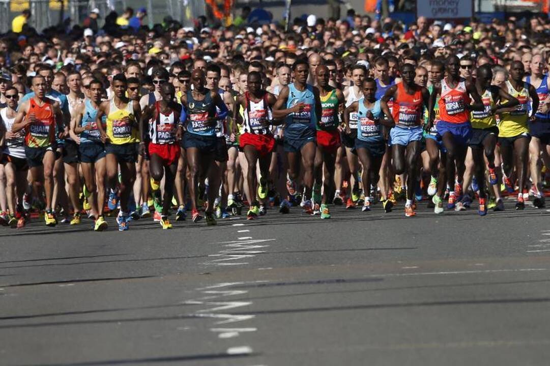 Londono maratono bėgikai: įvykiai Bostone sustiprino ryžtą dalyvauti