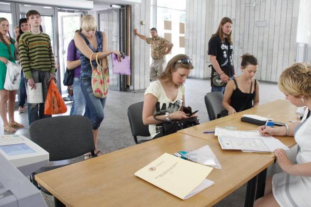 Kauno universitetuose - būsimųjų studentų antplūdis