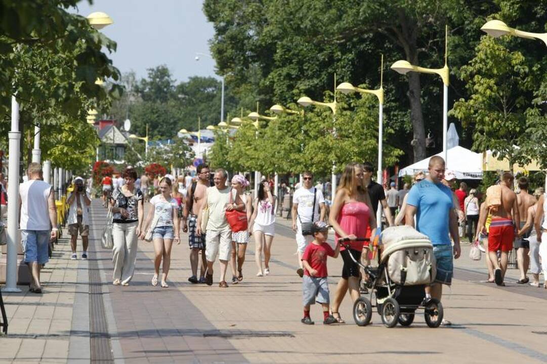 Net atslūgus karščiams Palanga sausakimša