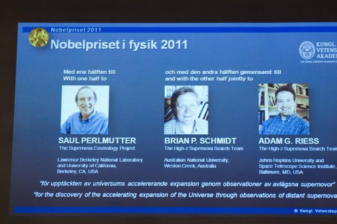 Nobelio fizikos premija atiteko trejetui supernovų tyrėjų