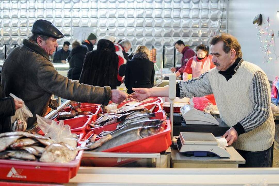Kaliningrado žuvų turgus lietuvius stebina pasiūlos įvairove