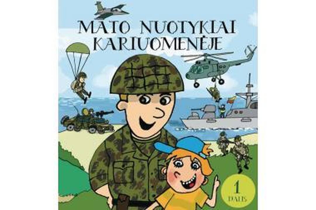 Vaikams skirta knygelė apie kariuomenę