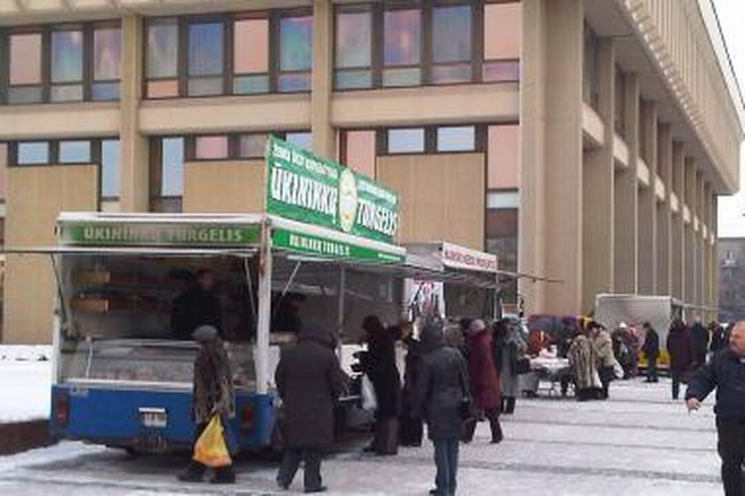 Prie Seimo - kalėdiniai ūkininkų turgeliai