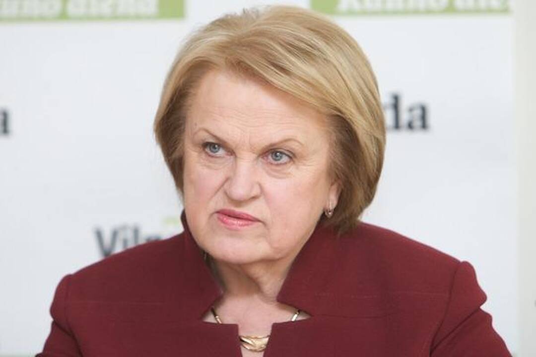 Po sunkios ligos K. Prunskienė atsigauna Maskvoje