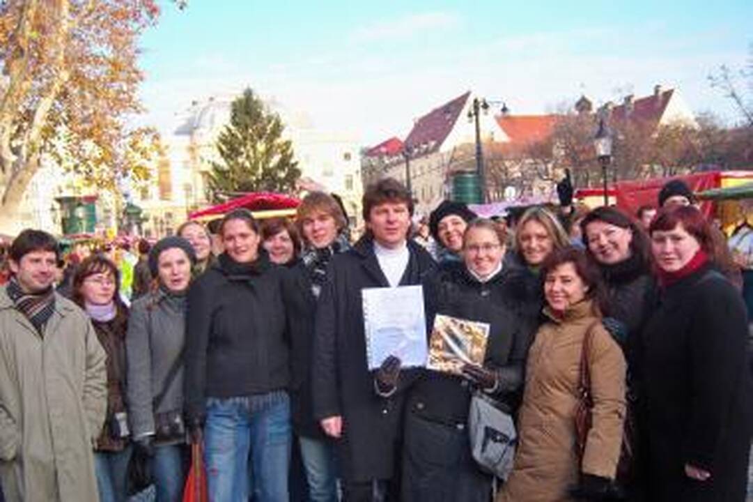 Choras „Cantate Domino“ Bratislavoje iškovojo auksą