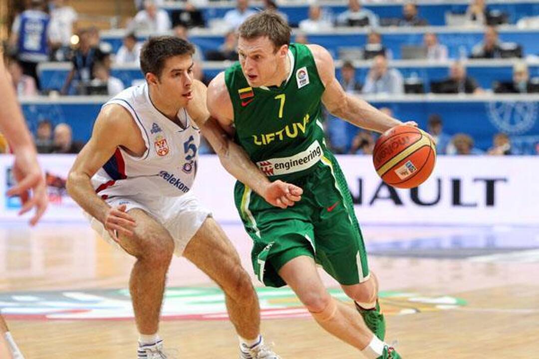 Džiaugsmingas antrojo etapo startas - Lietuva - Serbija: 100:90