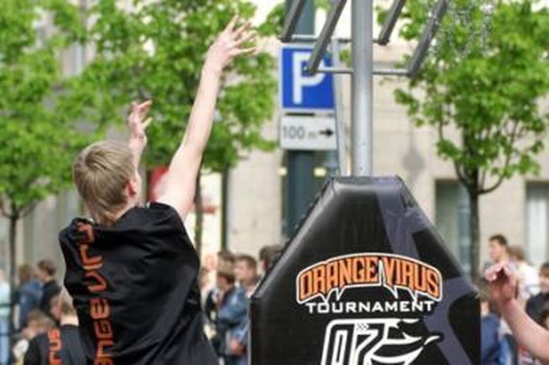 Gatvės krepšinio turnyras „Orange Virus“ vyks prie „Akropolio" (patikslinta)