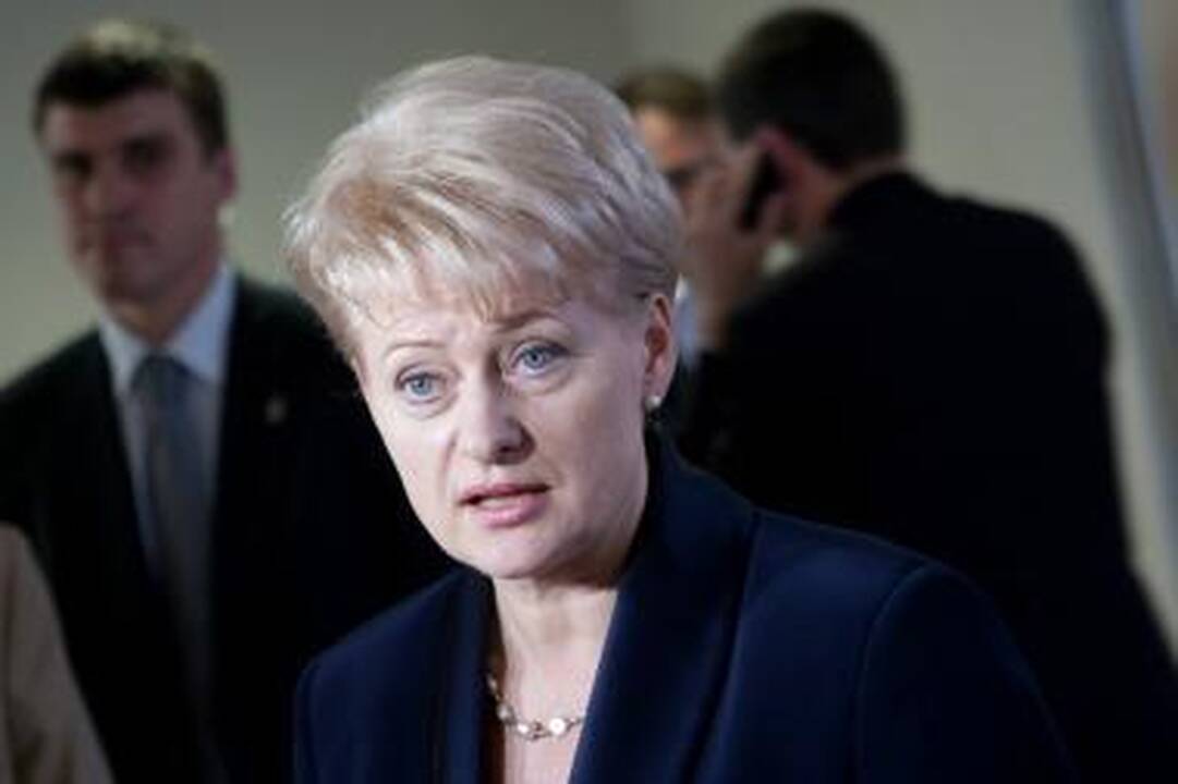 D.Grybauskaitė: V.Ušackui galiu tik palinkėti „asmeninės sėkmės“