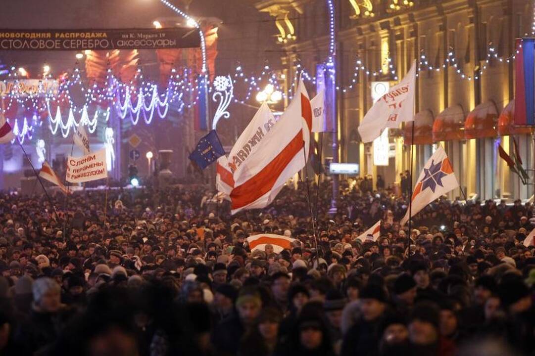 Minske per tyliojo protesto akciją suimtas "Interfax" fotografas