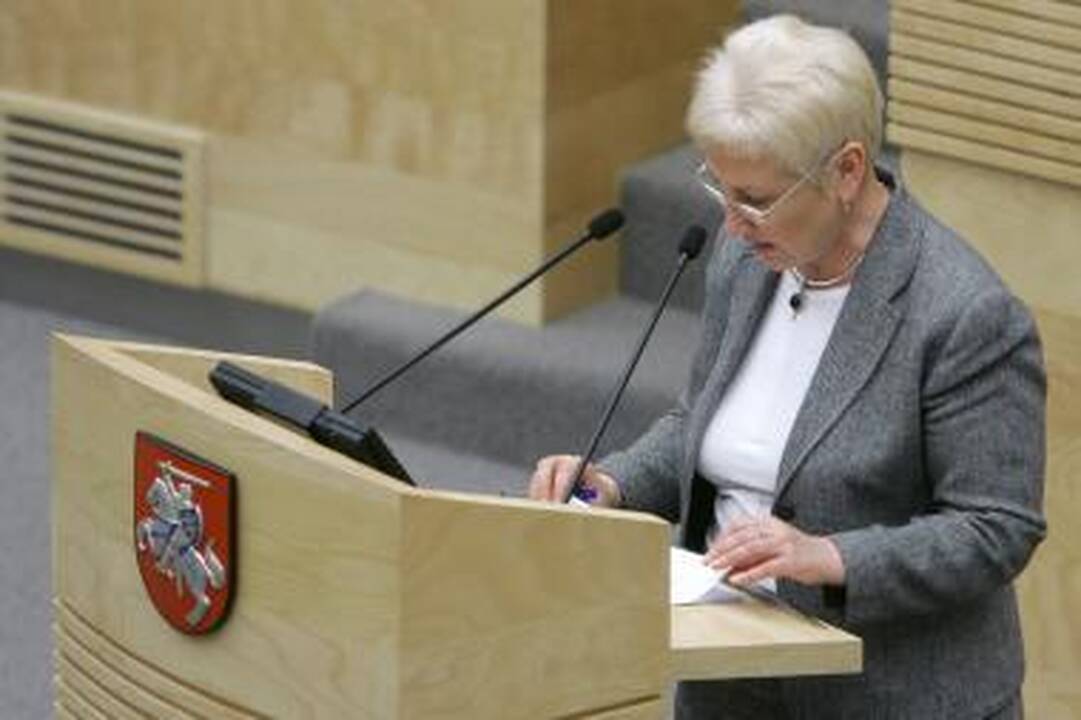 I.Degutienė: Visagino atominės elektrinės statyba lieka Lietuvos prioritetu