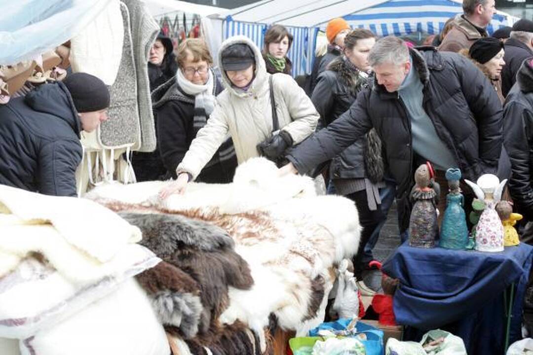 Sostinę sveikino Kaziuko eisena