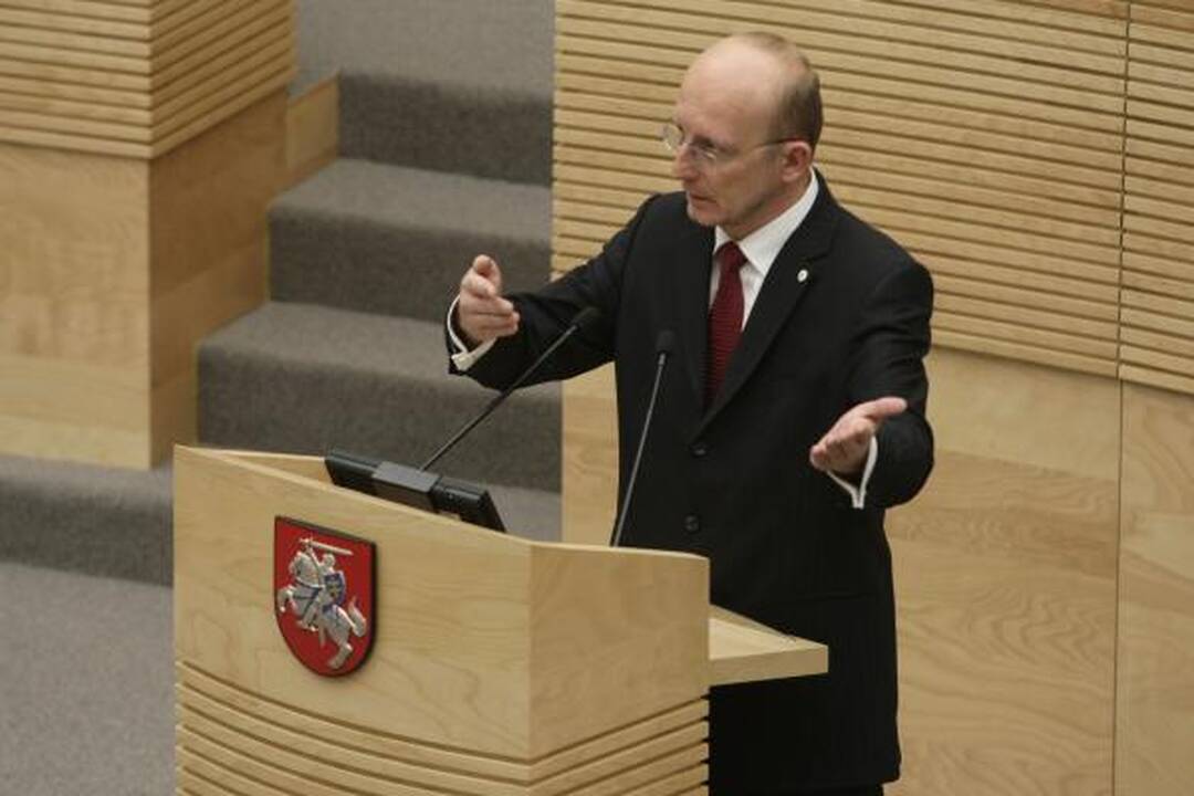 A.Valinskas išrinktas Seimo pirmininku