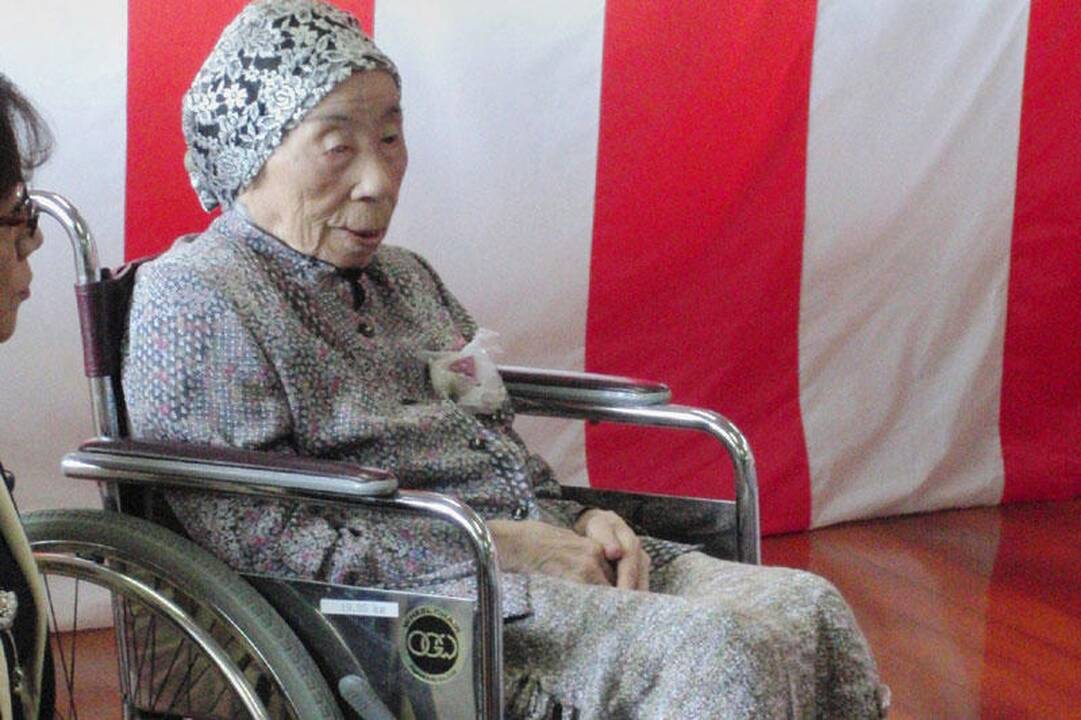 Japonijoje mirė 115 metų moteris, laikyta seniausiu žmogumi pasaulyje