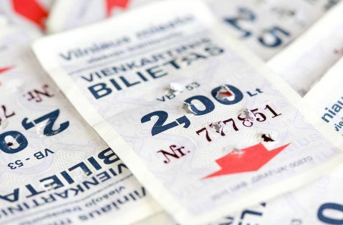 Popieriniai transporto bilietai Vilniuje iš kioskų dings sekmadienį
