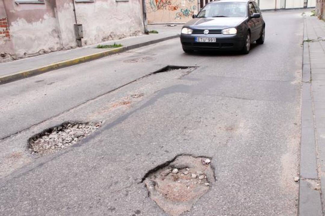 Kauno duobių remontui šiemet jau išleista apie 3,5 mln. litų