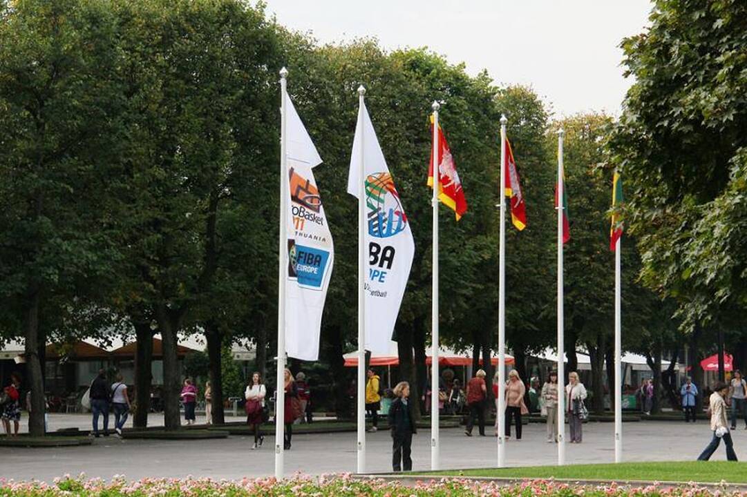 Kaune jau iškelta „Eurobasket 2011“ vėliava   