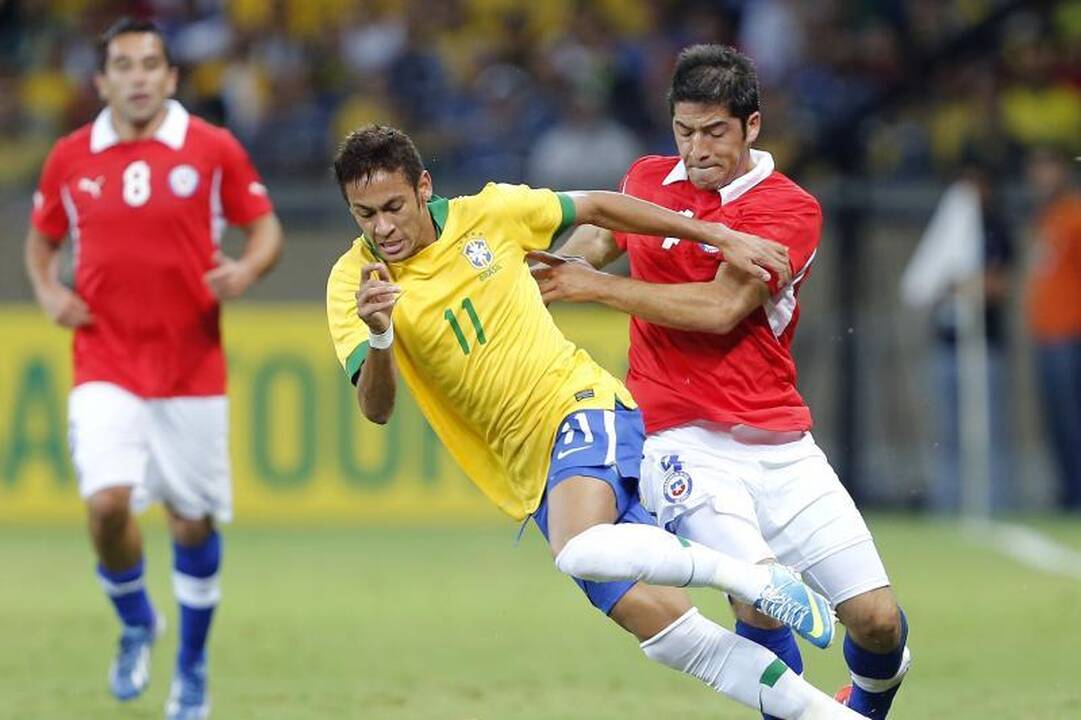 Brazilija nesugebėjo įveikti Čilės rinktinės