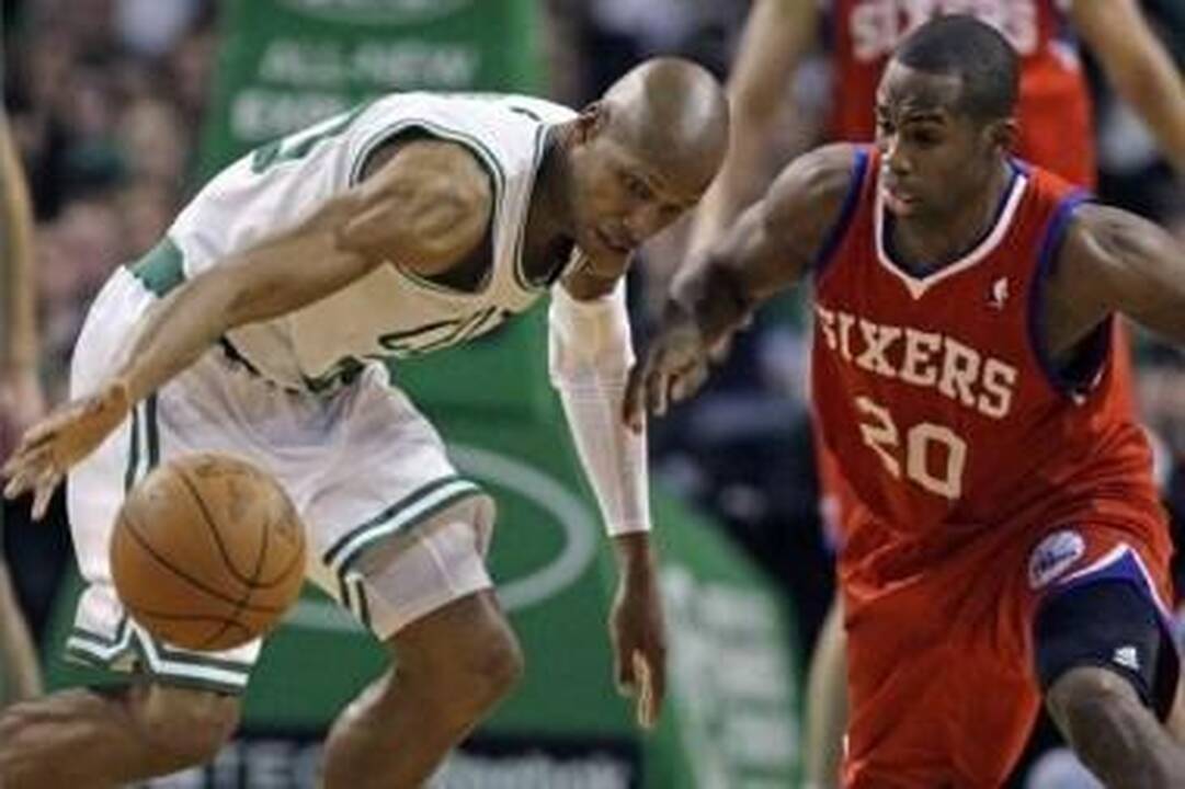 "76ers" be D.Songailos pralaimėjo Bostone (visi rezultatai)