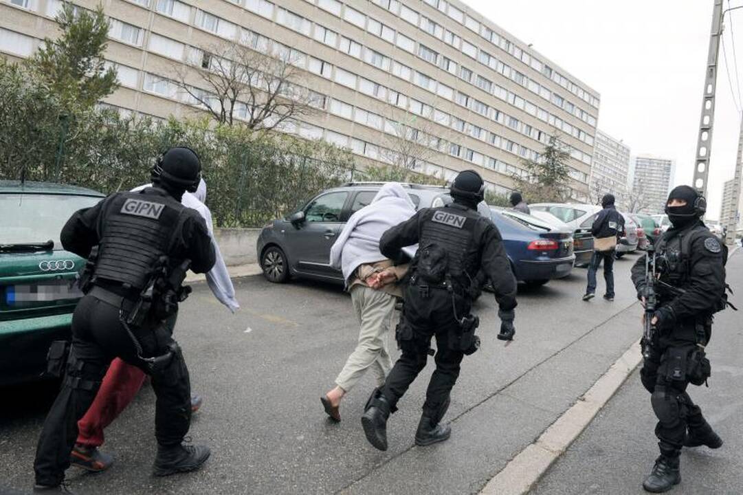 Per naujus reidus Prancūzijoje areštuota dar 10 įtariamų islamistų
