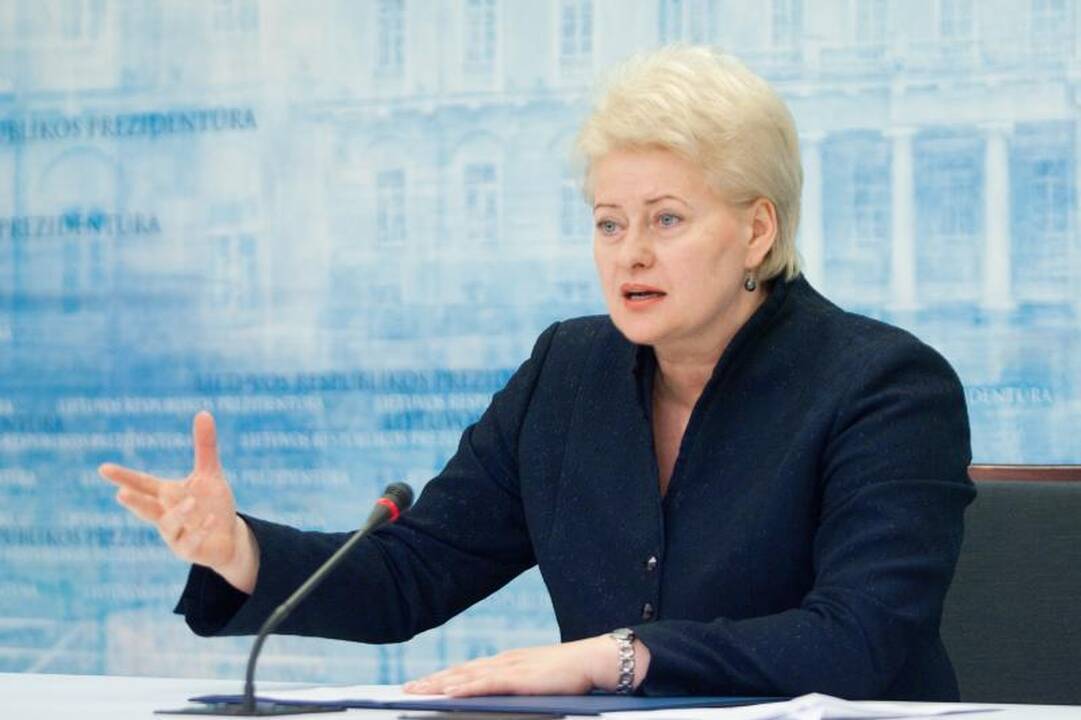 D.Grybauskaitė: SGD terminalas - absoliutus nacionalinis prioritetas