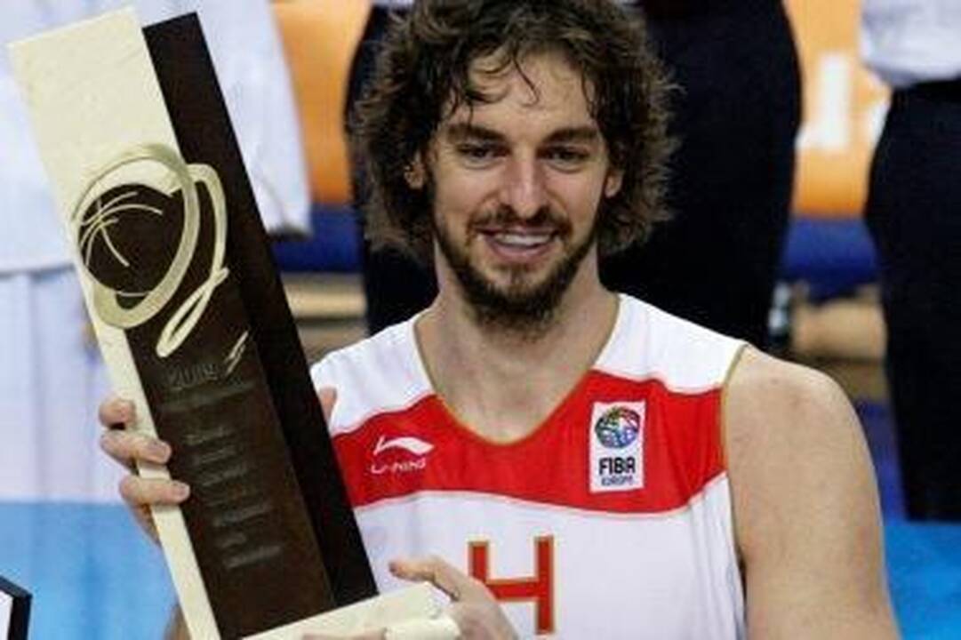 Naudingiausio čempionato žaidėjo titulas atiteko P.Gasoliui
